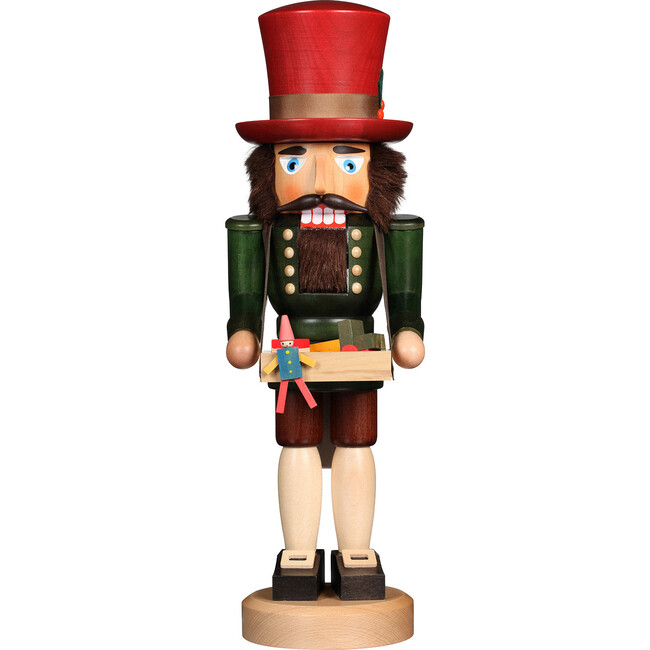 Toy Trader Nutcracker, Red/Green - Nutcrackers - 1