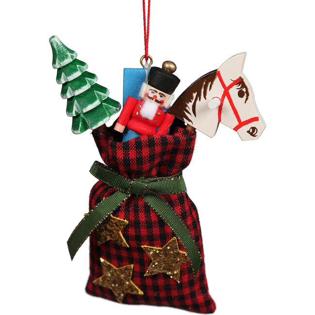 Santa's Gift Bag Ornament - Ornaments - 1