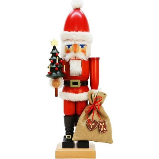 Extra Large Santa Nutcracker, Red - Christian Ulbricht Christmas ...