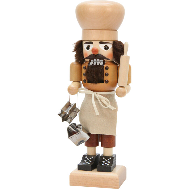 Baker Nutcracker, Natural - Nutcrackers - 1