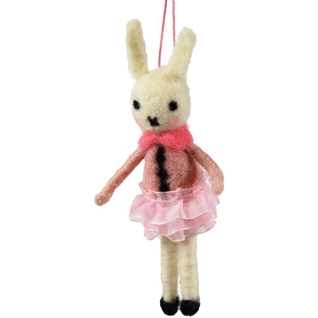 Ballerina Bunny Ornament