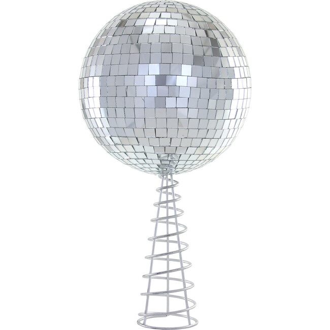 Disco Tree Topper, Silver - Toppers - 1