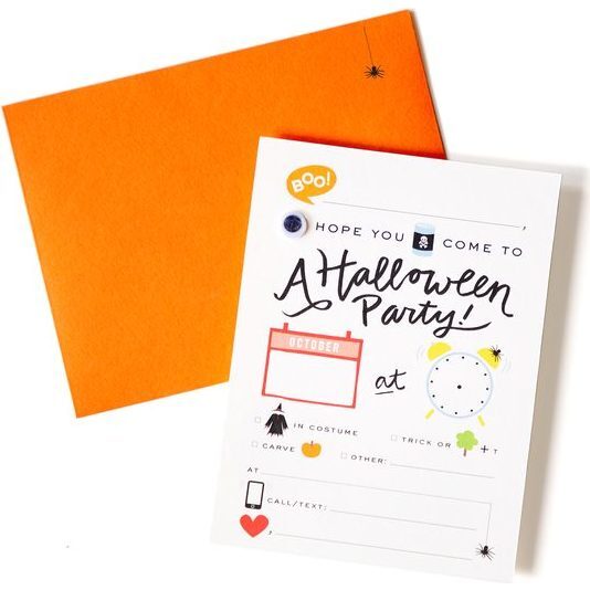 Halloween Party Fill-In Invitations - Paper Goods - 1