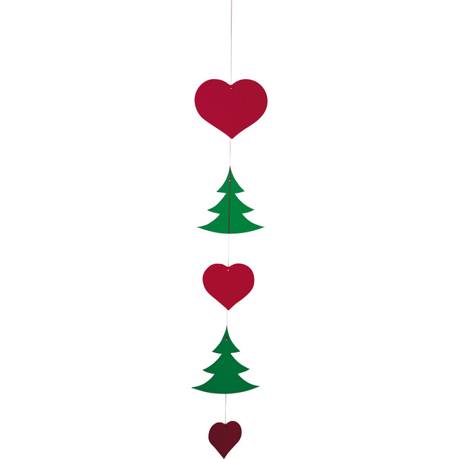 Christmas Ornament Mobile, Red/Green