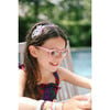 Screen Saver Blue Light Glasses, Pretty in Pink Keyhole - Sunglasses - 2