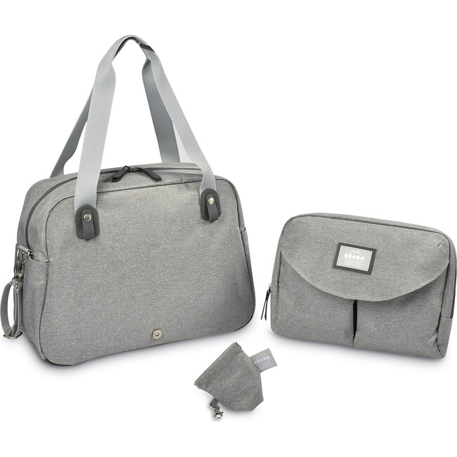 Geneva Diaper Bag, Grey - Diaper Bags - 2