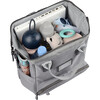 Wellington Backpack Diaper Bag, Grey - Diaper Bags - 3