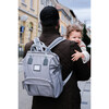 Wellington Backpack Diaper Bag, Grey - Diaper Bags - 5