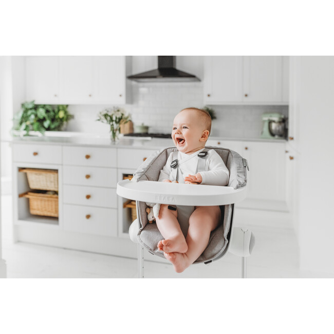 Up & Down High Chair w/ Cushion, Grey - Highchairs - 3