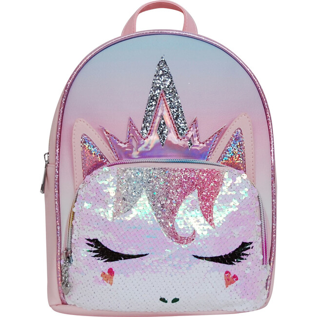 Miss Gwen Ombre Mini Backpack With Sequins Face - OMG Accessories Bags ...