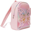 Miss Butterfly Large Backpack & Insulted Lunch Bag Set, Pink - Backpacks - 3