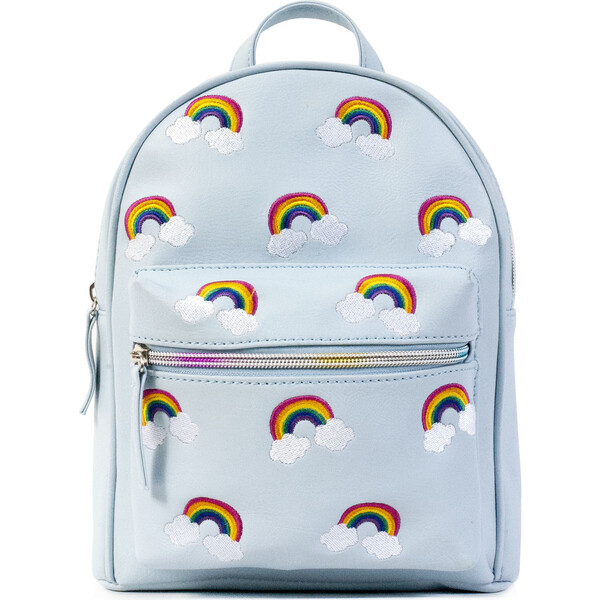 Rainbow Mini Backpack, Light Blue - OMG Accessories Bags | Maisonette