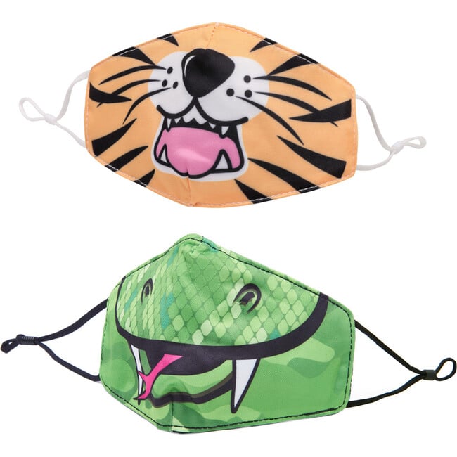 Snake & Tiger Face Mask Set