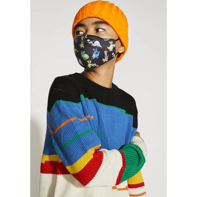 Shark & Dino Printed Face Mask Set - Face Masks - 3