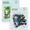 Dino Print & Scary Face Mask Set - Face Masks - 3