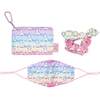 Lil Miss Gwen Print Face Mask, Pouch & Scrunchies Set - Face Masks - 1 - thumbnail