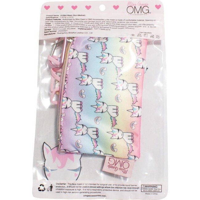 Lil Miss Gwen Print Face Mask, Pouch & Scrunchies Set - Face Masks - 3