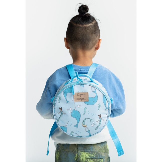 Under The Sea Round Bag, Blue - Bags - 2