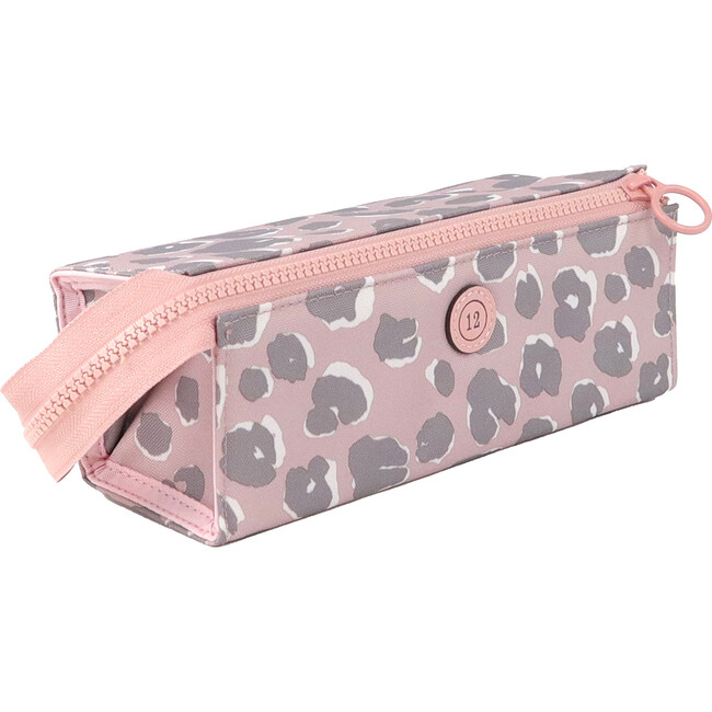 Adventure Pencil Case, Pink Leopard - Bags - 3