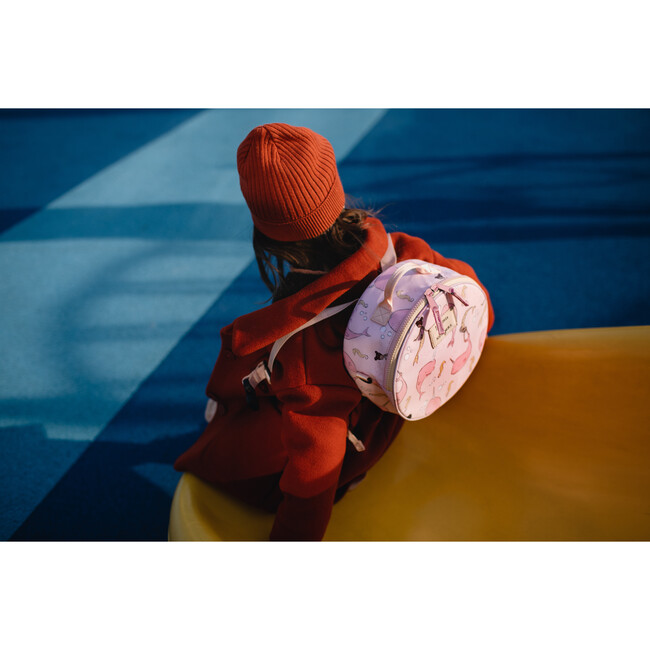 Under The Sea Round Bag, Pink - Bags - 3