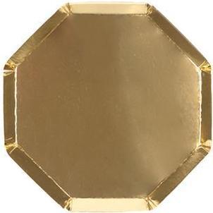 Gold Cocktail Plates - Tableware - 1