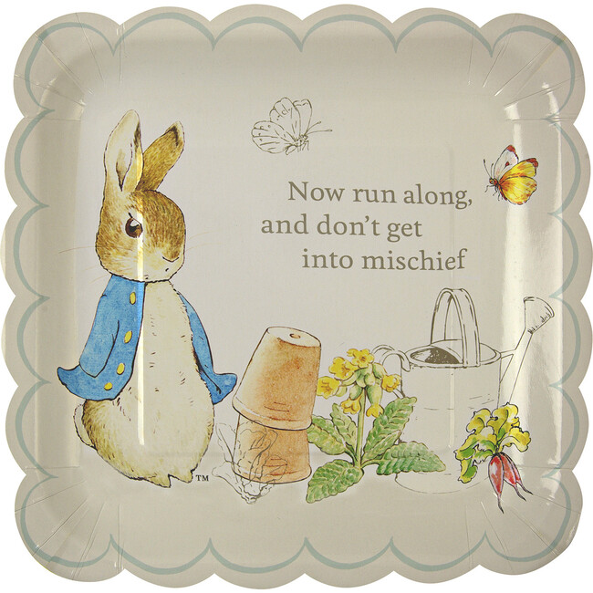 Peter Rabbit Scallop-Edge Plates, Large - Tableware - 1
