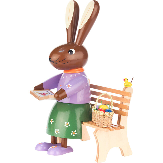 Easter Figure, Rabbit on Bench