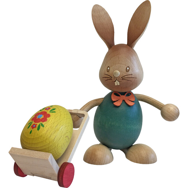 Easter Figure, Rabbit With Trolley