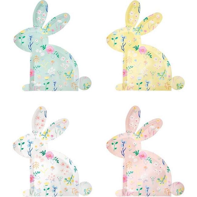 Wildflower Bunny Plates - Party - 1
