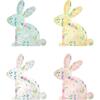 Wildflower Bunny Plates - Party - 1 - thumbnail