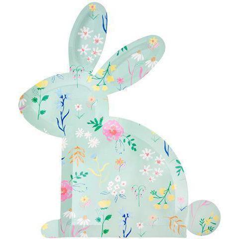 Wildflower Bunny Plates - Party - 3