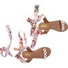 Noel Tie Up Sandals, Florals - Sandals - 1 - thumbnail