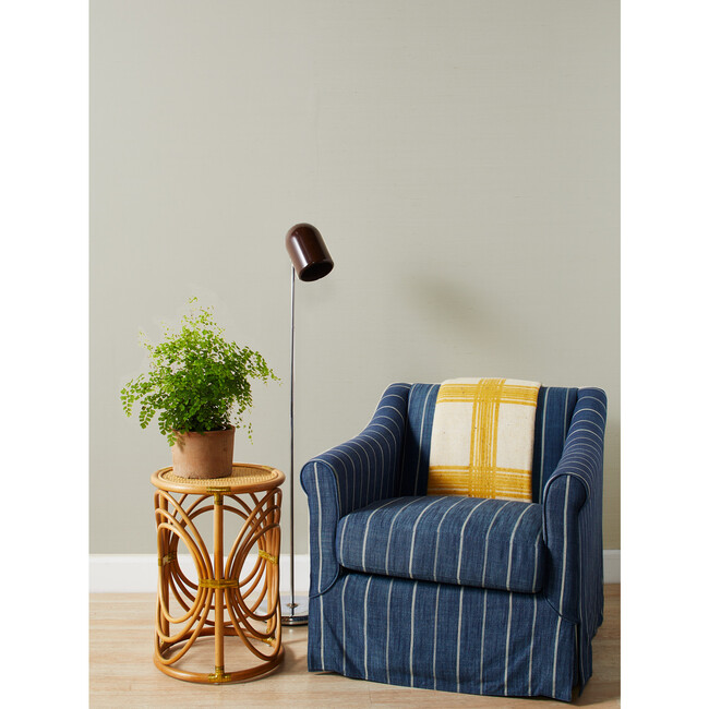 Solid Grasscloth Wallpaper, Grey - Wallpaper - 2