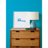 Solid Grasscloth Wallpaper, Bright Blue - Wallpaper - 2