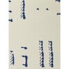 Nathan Turner Stitch Grasscloth Wallpaper, Navy - Wallpaper - 3