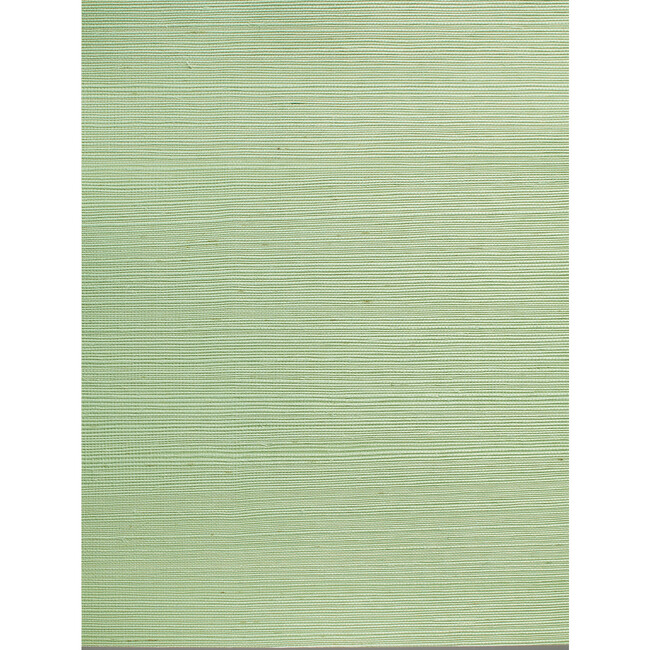 Solid Grasscloth Wallpaper, Spring Green