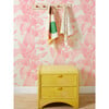 Pacifico Palm Grasscloth Wallpaper, Garcelle Pink - Wallpaper - 2