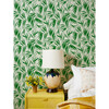 Majesty Palm Glasscloth Wallpaper, Green - Wallpaper - 2