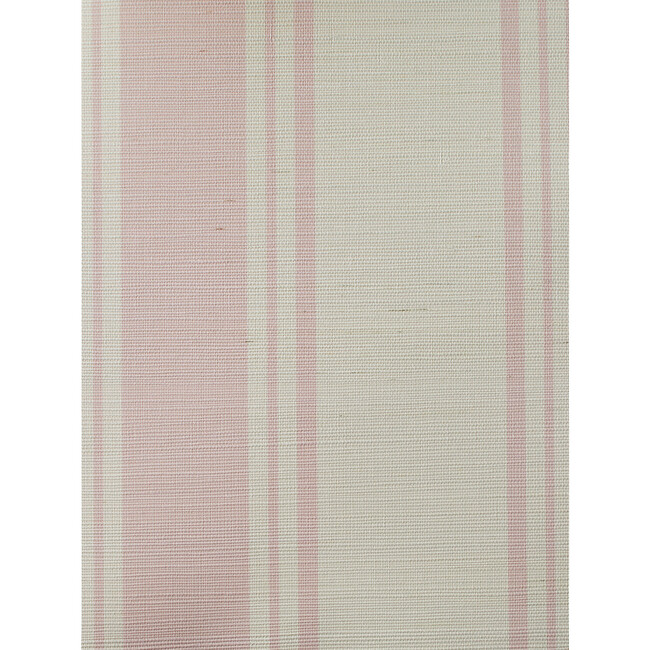 Nathan Turner Yorkshire Stripe Grasscloth Wallpaper, Ballet Slipper