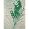 Nathan Turner Belafonte Palm Grasscloth Wallpaper, Sage Green - Wallpaper - 1 - thumbnail