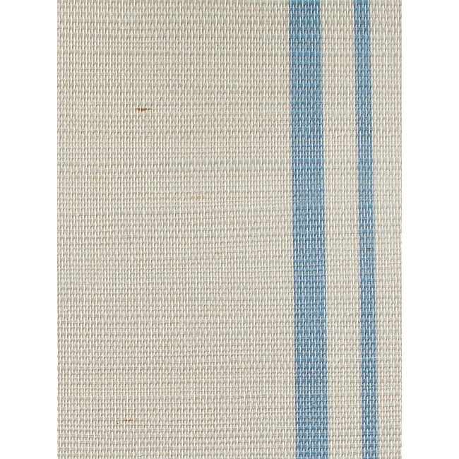 Nathan Turner Yorkshire Stripe Grasscloth Wallpaper, Cornflower - Wallpaper - 3