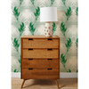 Nathan Turner Belafonte Palm Grasscloth Wallpaper, Sage Green - Wallpaper - 2