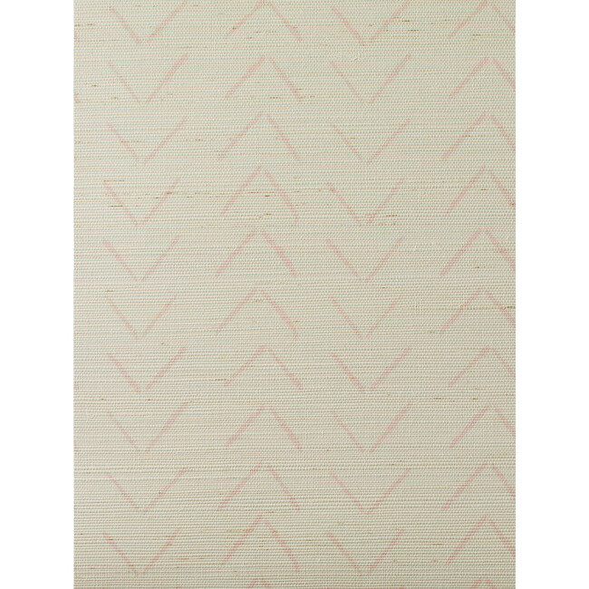 Nathan Turner Arrows Grasscloth Wallpaper, Pink