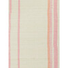 Nathan Turner Two-Tone Stripe Grasscloth Wallpaper, Creamsicle - Wallpaper - 3