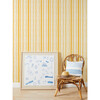 Nathan Turner Painted Stripes Grasscloth Wallpaper, Gold - Wallpaper - 2