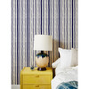 Nathan Turner Painted Stripes Grasscloth Wallpaper, Navy - Wallpaper - 2