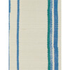 Nathan Turner Two-Tone Stripe Grasscloth Wallpaper, Sea Green/Blue - Wallpaper - 3