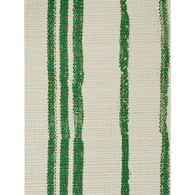 Nathan Turner Painted Stripes Grasscloth Wallpaper, Green - Wallpaper - 3