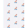 Fisher Price Patch Pony Stripe Traditional Wallpaper, White - Wallpaper - 1 - thumbnail