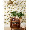 Tigers Grasscloth Wallpaper, White - Wallpaper - 2